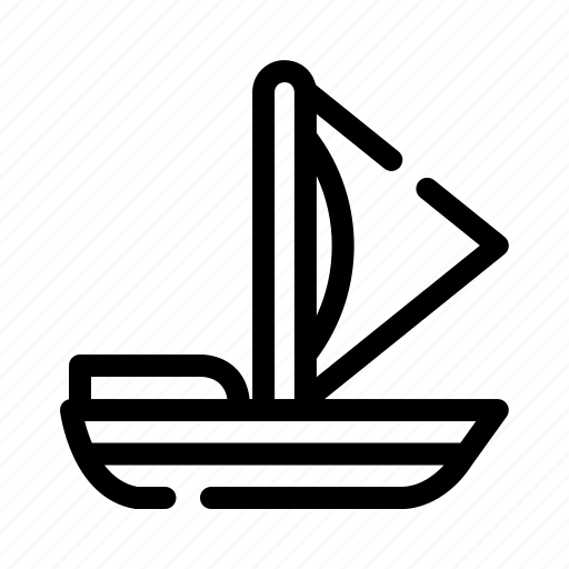 Sail, boat, sailboat, vector, ship, travel, nautical icon - Download on Iconfinder
