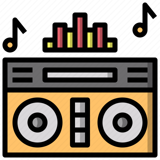 Boombox, instrument, mixer, music, musical, player, technology icon - Download on Iconfinder