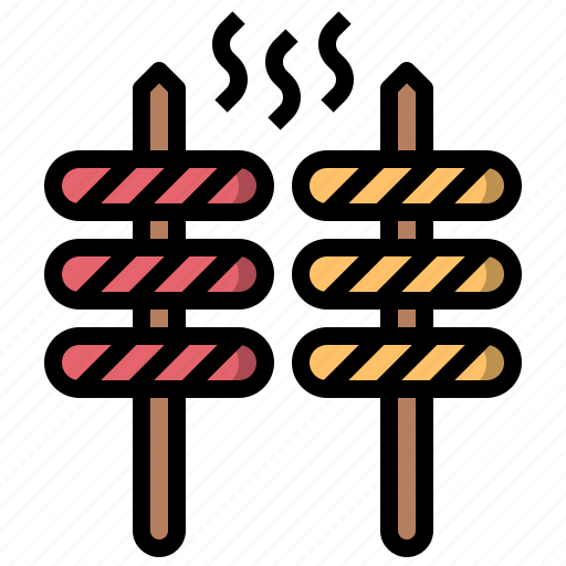 Barbecue, junk, meat, sausage icon - Download on Iconfinder