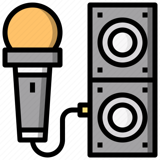 Karaoke, microphone, sing, singer, speaker, technology icon - Download on Iconfinder