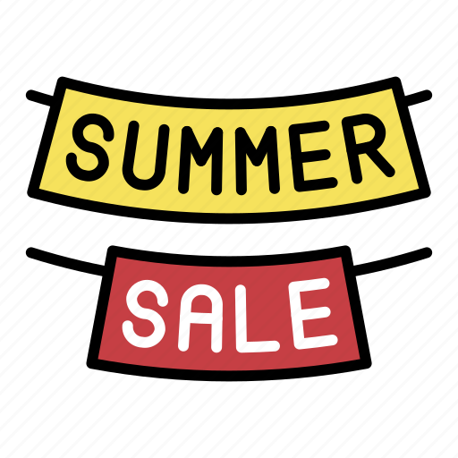 Hanging sign, holiday, sale, sign, summer icon - Download on Iconfinder