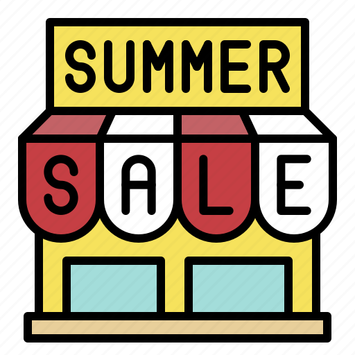 Building, sale, shop, shopping, store, summer icon - Download on Iconfinder
