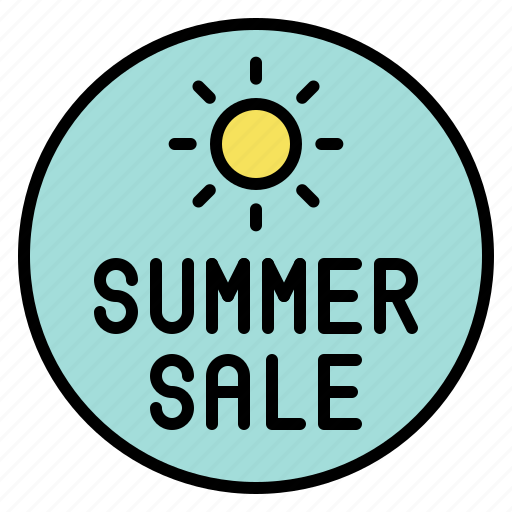 Holiday, sale, sticker, summer, sun, sunny, vacation icon - Download on Iconfinder