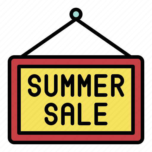 Hanging sign, sale, shop, shopping, sign, summer, vacation icon - Download on Iconfinder