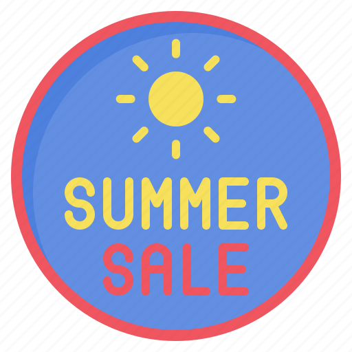 Holiday, sale, sticker, summer, sun, sunny, vacation icon - Download on Iconfinder