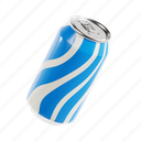 soda can, soft-drink, drink, beverage, can, soda 