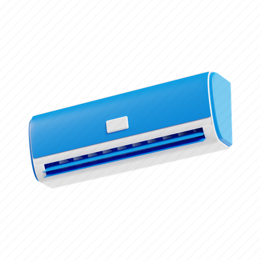 Air conditioner, ac, conditioner, air, electronics, cooling, home 3D illustration - Download on Iconfinder