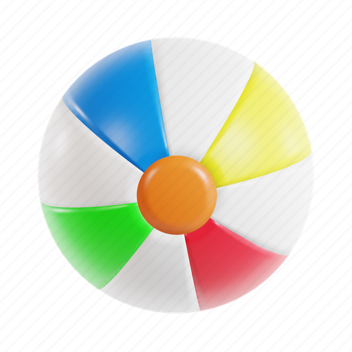 Beach ball, ball, beach, sport, holiday, vacation, summer icon - Download on Iconfinder