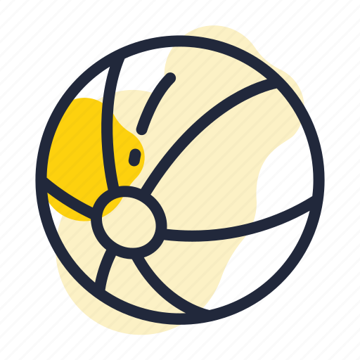 Ball, game, sport, volleyball, beach, summer, soccer icon - Download on Iconfinder