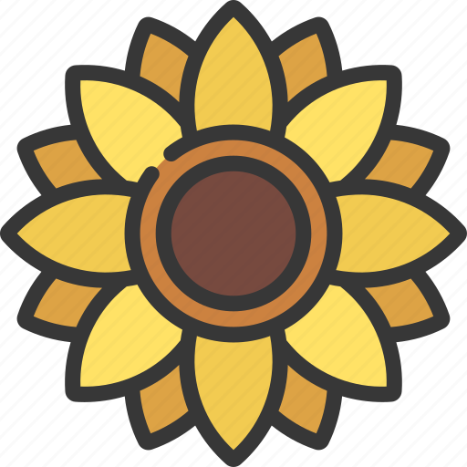 Sunflower, flowers, sun, gardening, garden icon - Download on Iconfinder