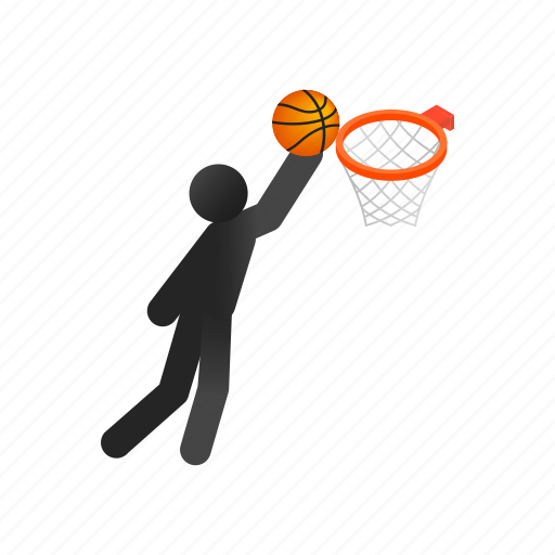 Ball, basketball, competition, isometric, professional, sport, team icon - Download on Iconfinder