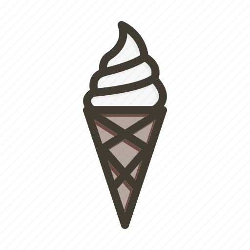 Ice, cream, icecream, sweet, dessert, cone, cold icon - Download on Iconfinder