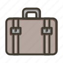suitcase, briefcase, portfolio, work, office