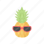 food, fruit, pineapple, pineapple in sunglasses, sunglasses, tropical, vacation 