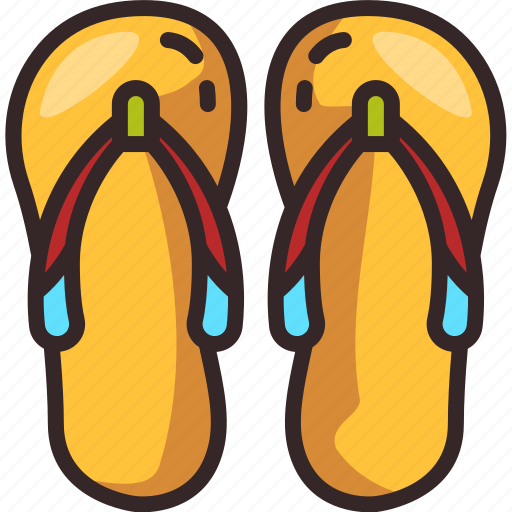 Flip, flop, flops, shoes, slippers, bathroom, fashion icon - Download on Iconfinder