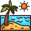 palm, islands, island, beach, tree, holidays, atlantis, nature 