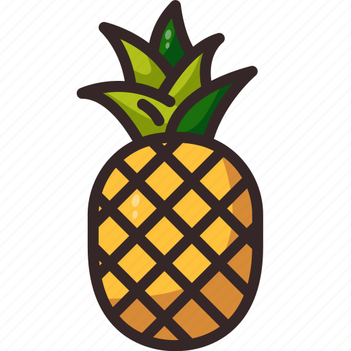 Pineapple, fruit, food, fruits, healthy, pineapples, viburnum icon - Download on Iconfinder