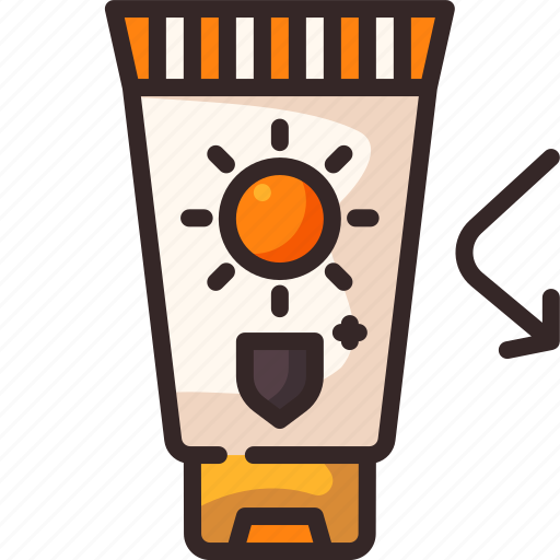 Sunscreen, sun, lotion, cream, protection, uv, cosmetics icon - Download on Iconfinder