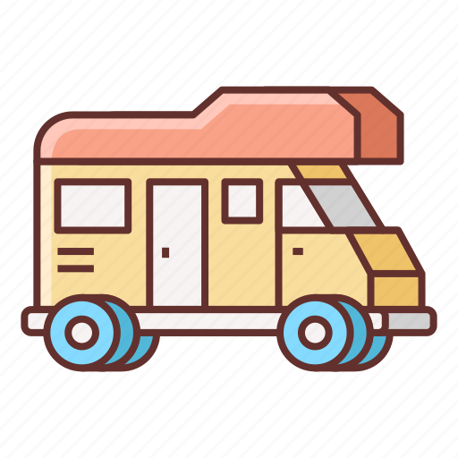 Campervan, travel, truck, vacation, vehicle icon - Download on Iconfinder