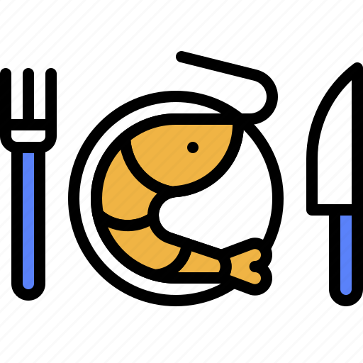 Dinner, food, prawn, seafood, shrimp, summer icon - Download on Iconfinder