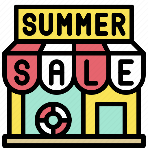 Sale, shop, store, summer, summer sale icon - Download on Iconfinder