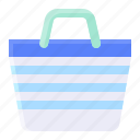 bag, shopping, summer, tote bag