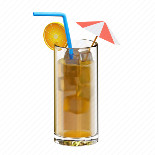Orange juice, orange, juice, beverage, drink 3D illustration - Download on Iconfinder