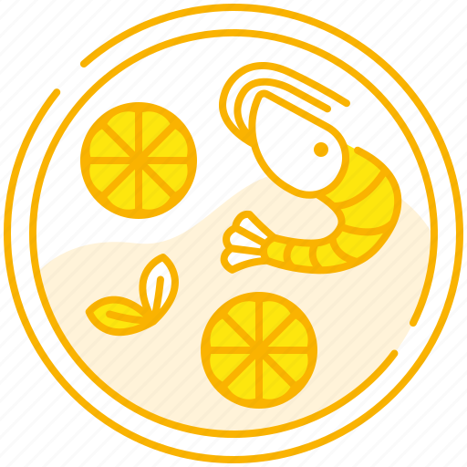 Seafood, food, restaurant, gourmet, lemon, lobster, shrimp icon - Download on Iconfinder