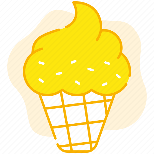 Food, dessert, sweet, summer, ice cream, cone, scoop icon - Download on Iconfinder