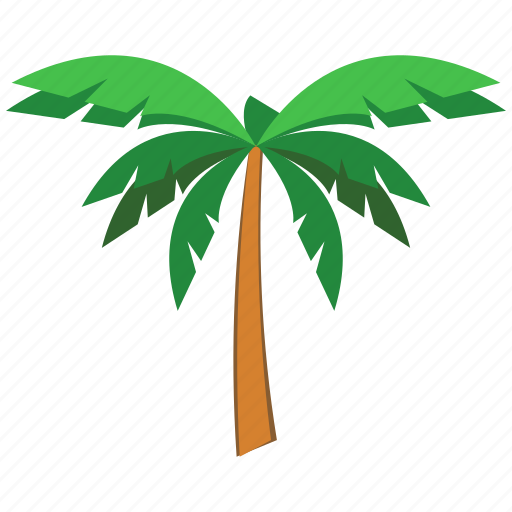 Beach, coconut tree, tree, wave icon - Download on Iconfinder