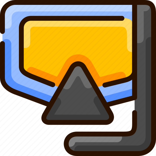 Bukeicon, diving, mask, oceans, snorkling, summer icon - Download on Iconfinder