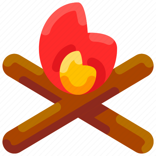 Bonfire, bukeicon, burn, camp, campfire, fire, flame icon - Download on Iconfinder