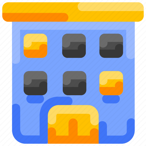 Building, bukeicon, flats, holidays, hotel, resort icon - Download on Iconfinder
