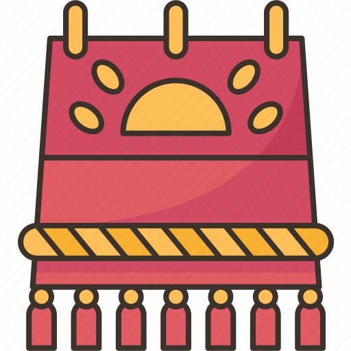 Sumo, ceremonial, apron, garment, wrestler icon - Download on Iconfinder