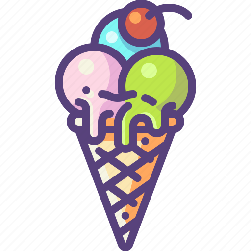 Ice, cream, food, dessert, summer, sweet icon - Download on Iconfinder