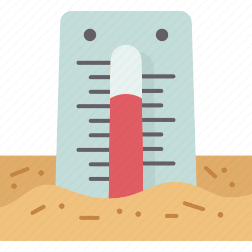 Thermometer, beach, temperature, summer, weather icon - Download on Iconfinder