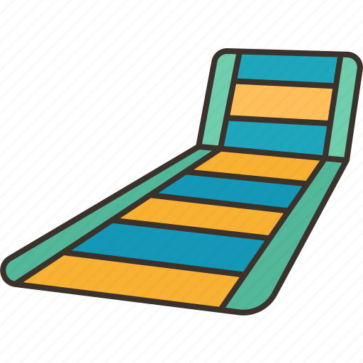 Sunbathing, mat, resting, beach, outdoor icon - Download on Iconfinder