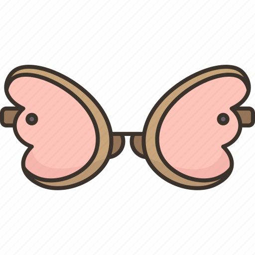 Eyeglasses, butterfly, frame, design, elegance icon - Download on Iconfinder
