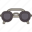 eyeglasses, double, bridge, reflective, frames 