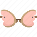 eyeglasses, butterfly, frame, design, elegance