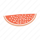 watermelon, fruit, slice, summer, fresh fruit