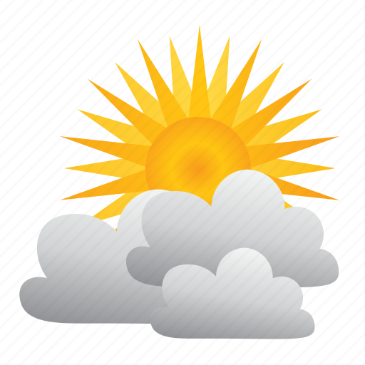 Cloud, forecast, partly, summer, sun, sunny, weather icon - Download on Iconfinder