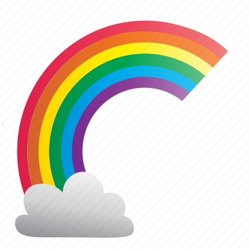 Cloud, forecast, lucky, rainbow, spring, summer, weather icon - Download on Iconfinder