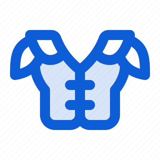 Shoulder, pads, sportswear, protection, safety, football, body icon - Download on Iconfinder