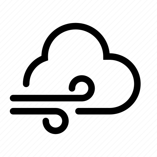Cloudy, day, forecast, gust, night, weather icon - Download on Iconfinder