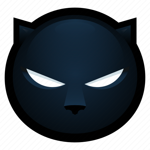 Black, panther, cat, puma, marvel icon - Download on Iconfinder