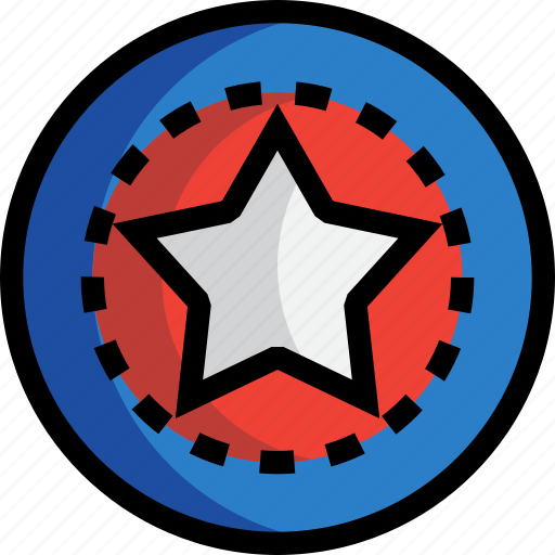 Hero, shield, star, superhero, weapon icon - Download on Iconfinder