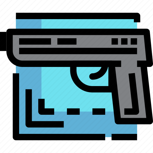Gun, pistol, superhero, weapon icon - Download on Iconfinder