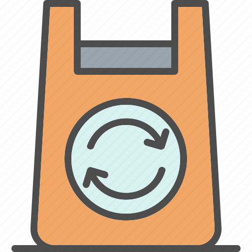 Bag, eco, plastic, recycle, reuse icon - Download on Iconfinder