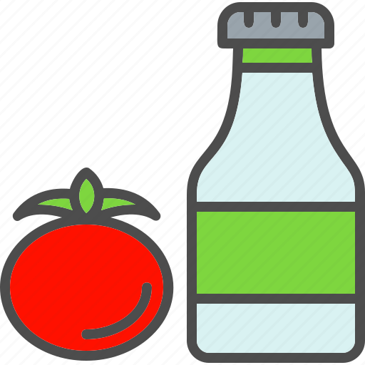 Bottle, ketchup, sauce, spice, tomato icon - Download on Iconfinder